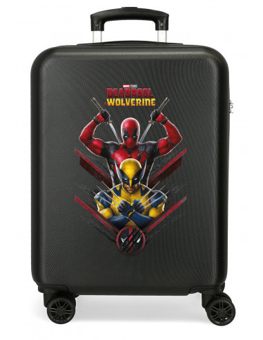 TROLLEY ABS 55CM.4R. DEADPOOL  WOLVERINE